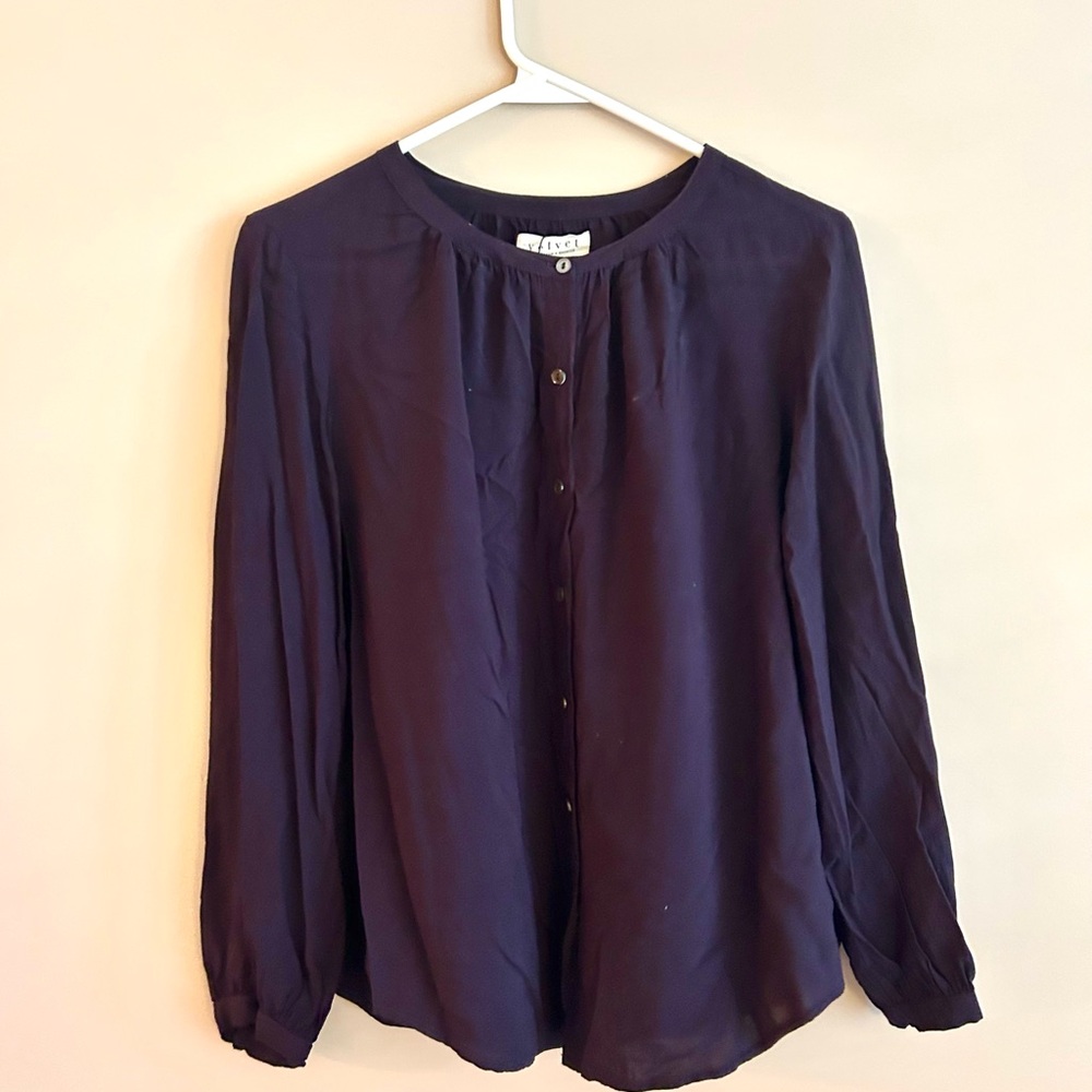 Button-Up Blouse by Velvet